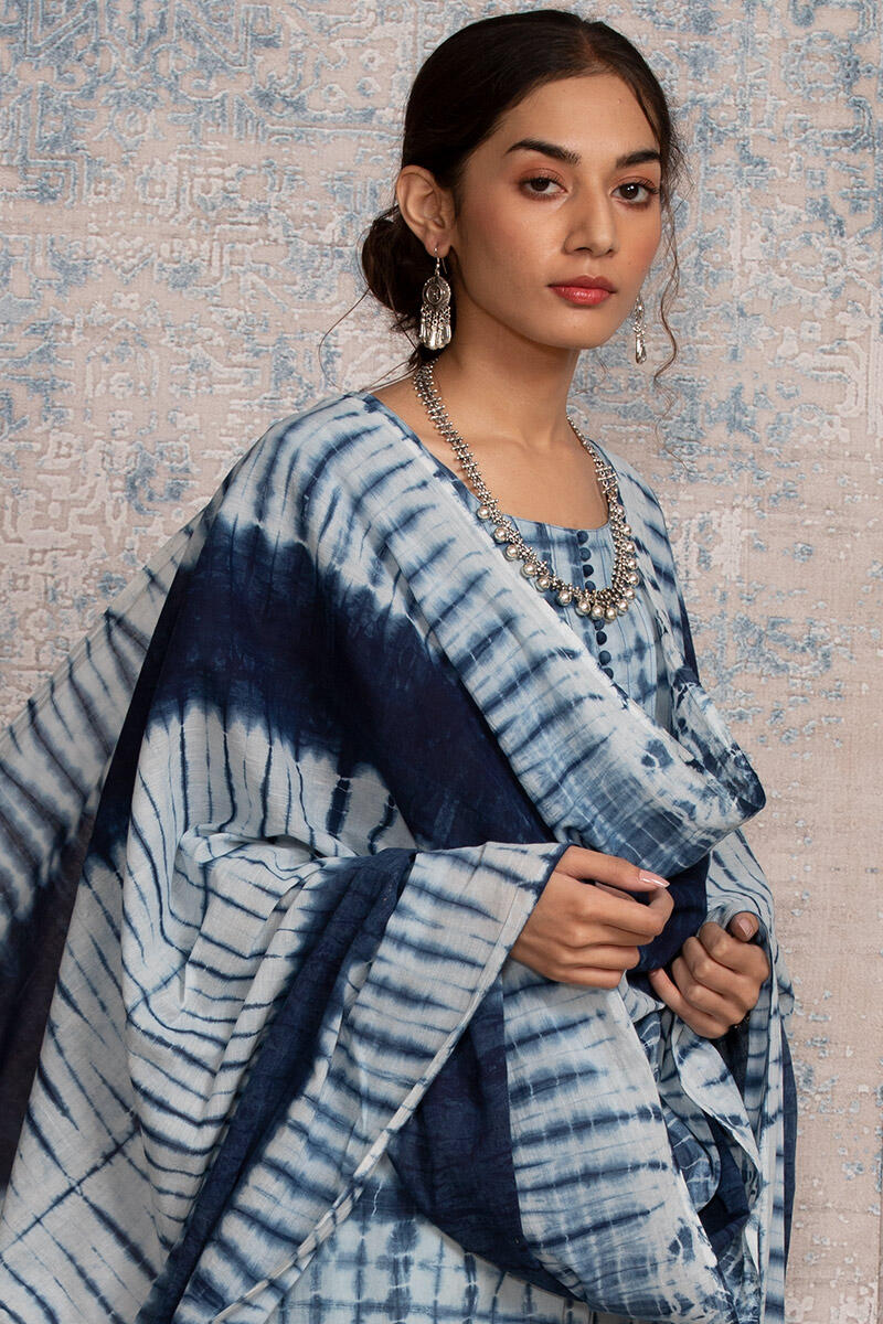 Leher Kiara Shibori Dupatta