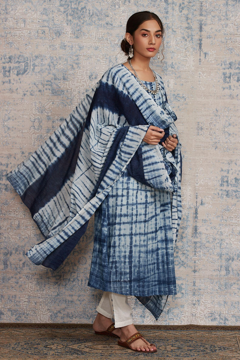Leher Kiara Shibori Dupatta