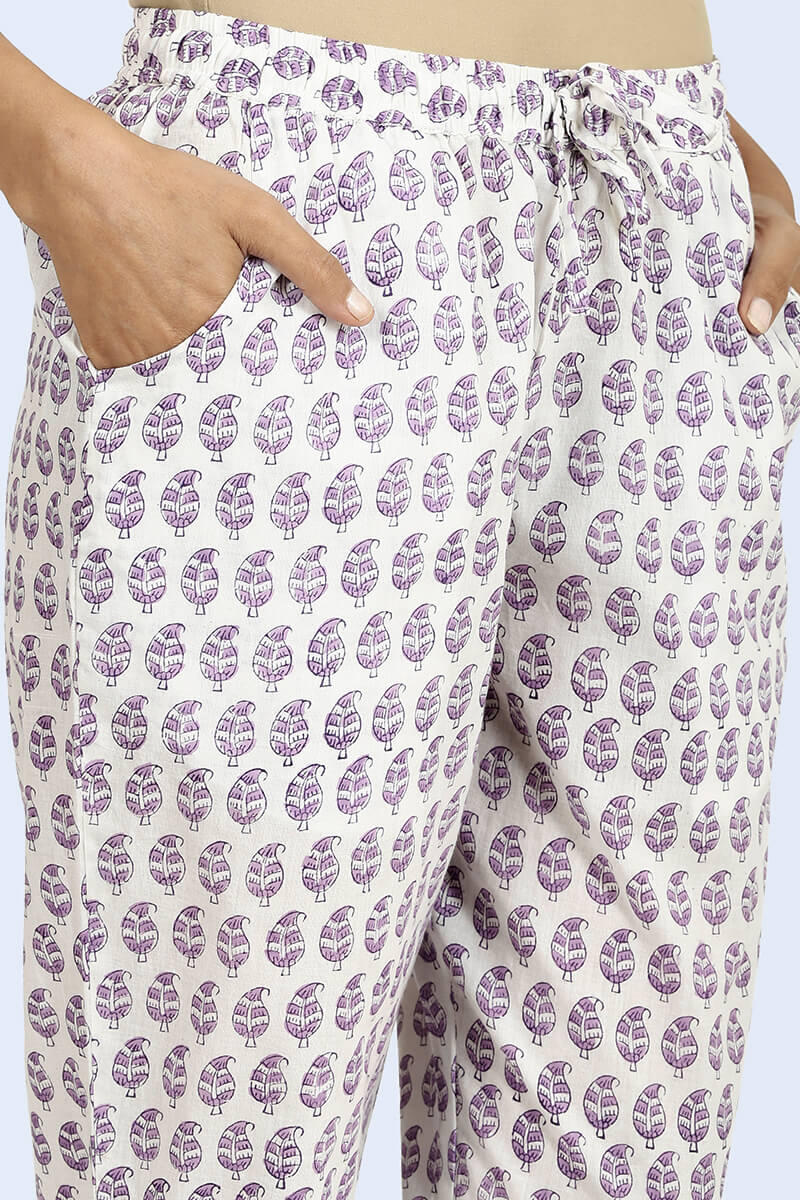 Isfahan Lavender Narrow Pant
