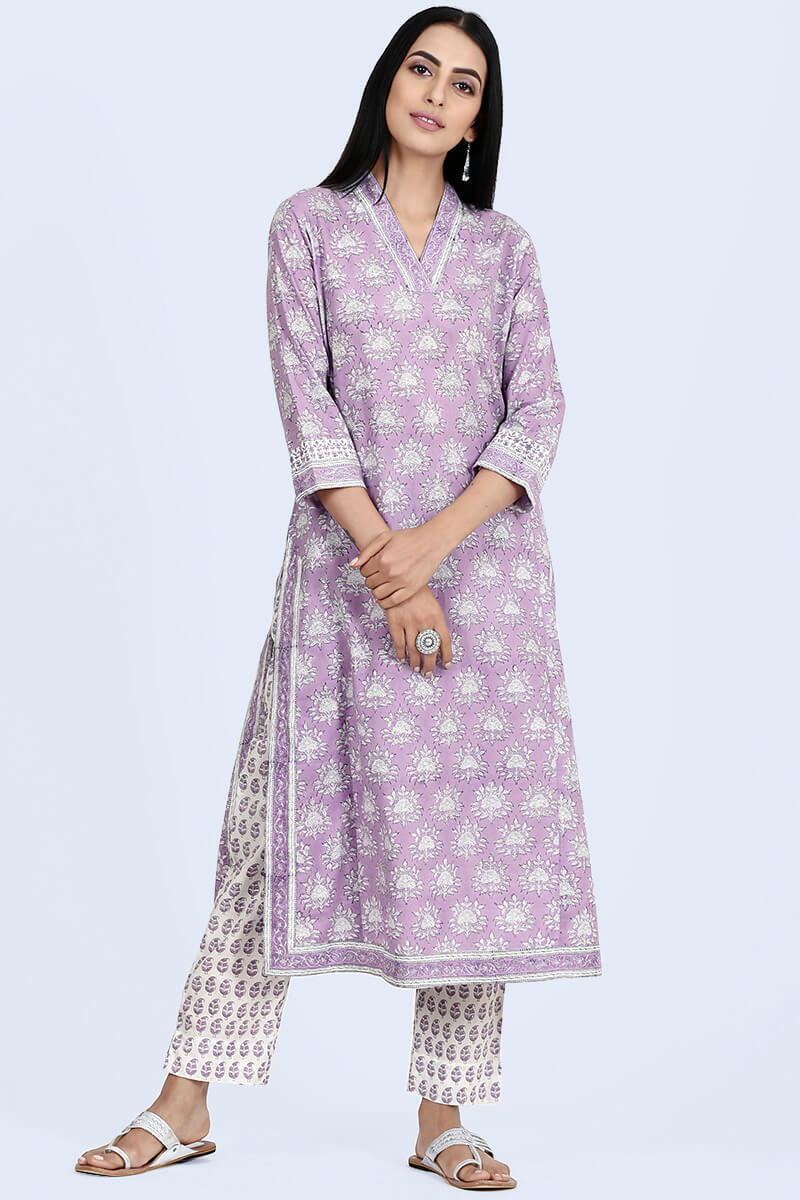 Isfahan Lavender Narrow Pant