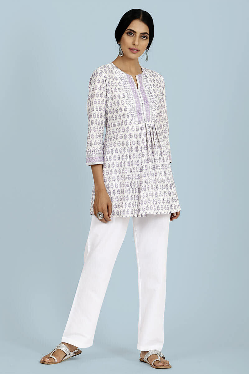 Isfahan Jasmine Kurti