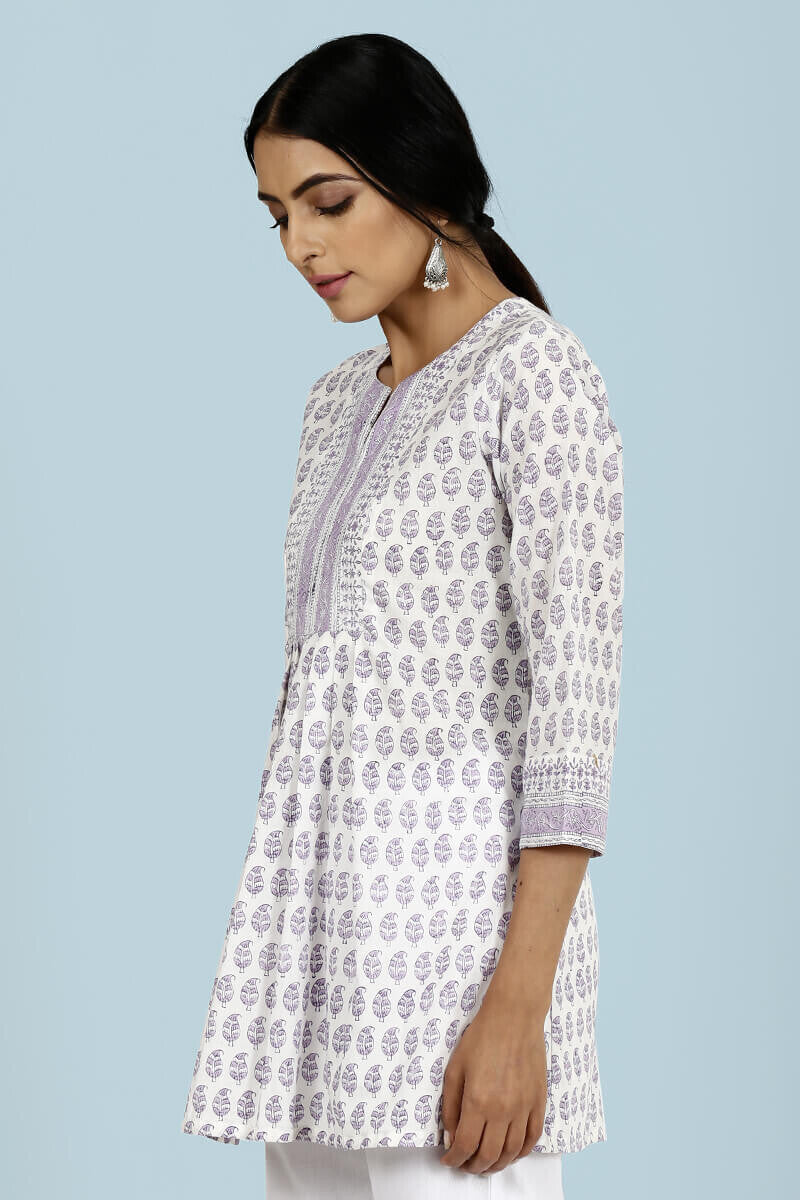 Isfahan Jasmine Kurti