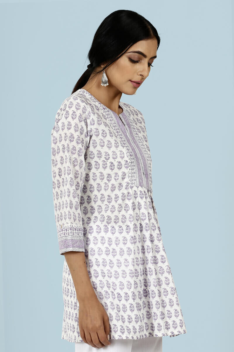 Isfahan Jasmine Kurti