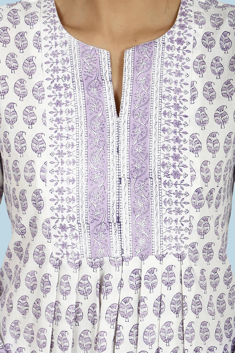 Isfahan Jasmine Kurti