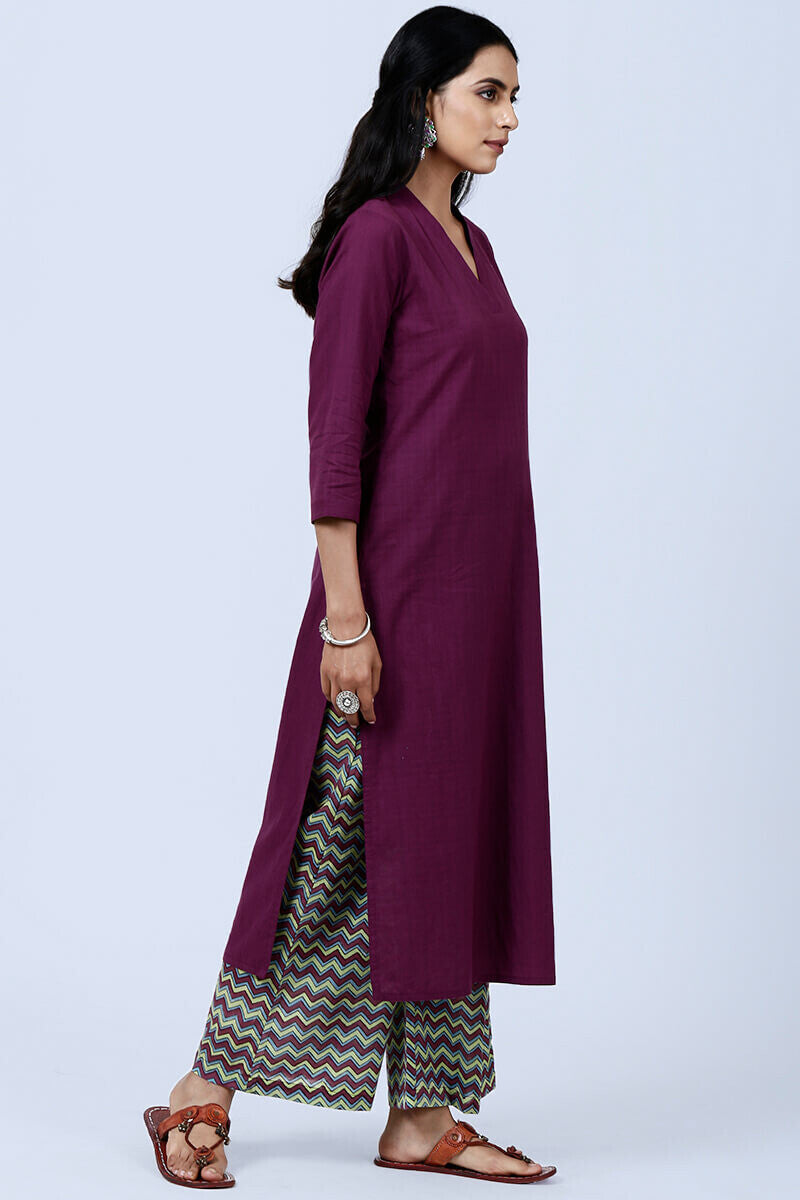 Roza Afreena Purple Kurta