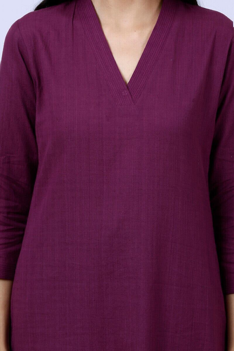 Roza Afreena Purple Kurta