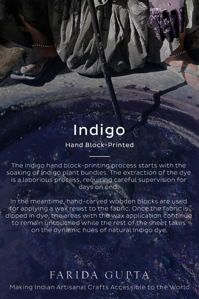 Sehra Neloufar Indigo Top