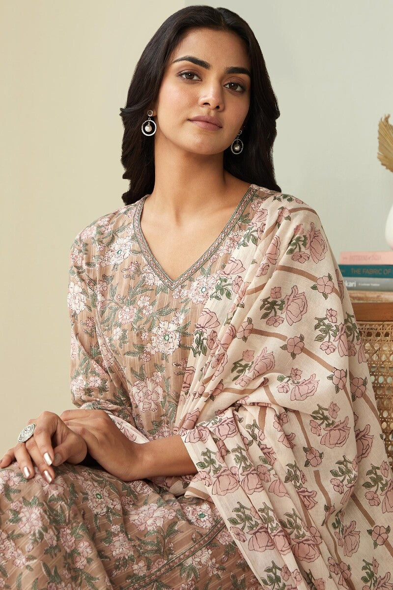 Gulshan Bagh Zoya Sanganeri Dupatta