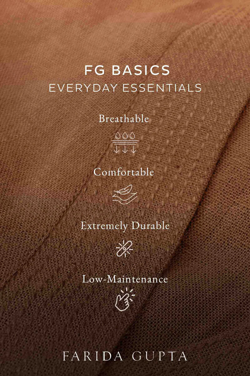 Surplus: Roza Seher Rust Kurta