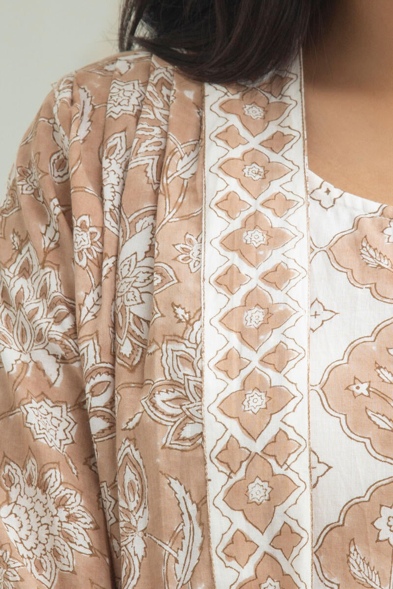 Gauhar Sanam Block Printed Kimono