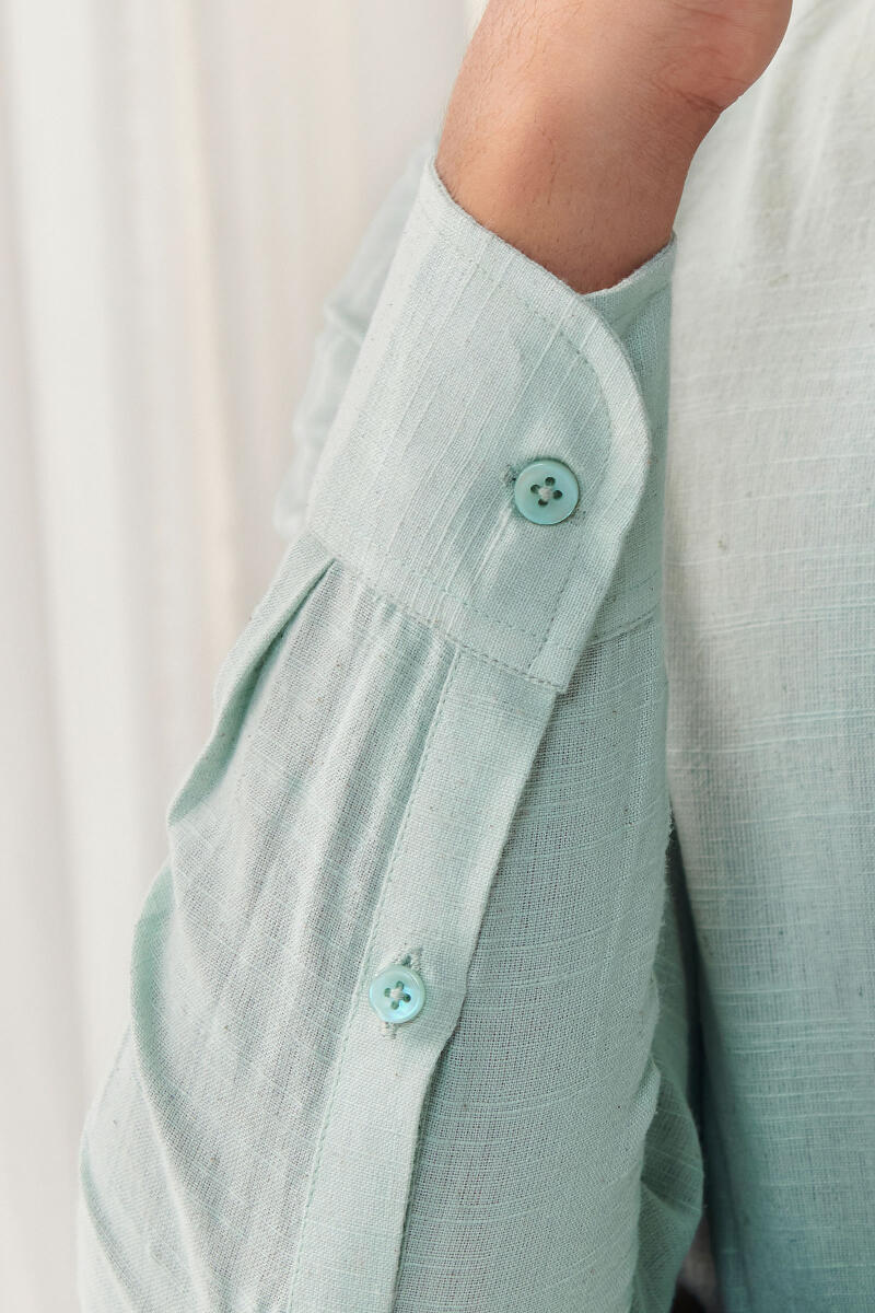 Zaid Sky Blue Handloom Kurta