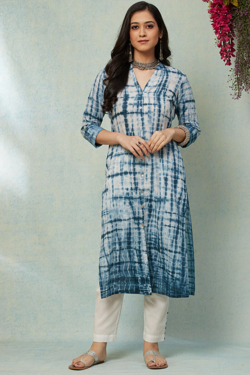 Leher Kiara Shibori Kurta