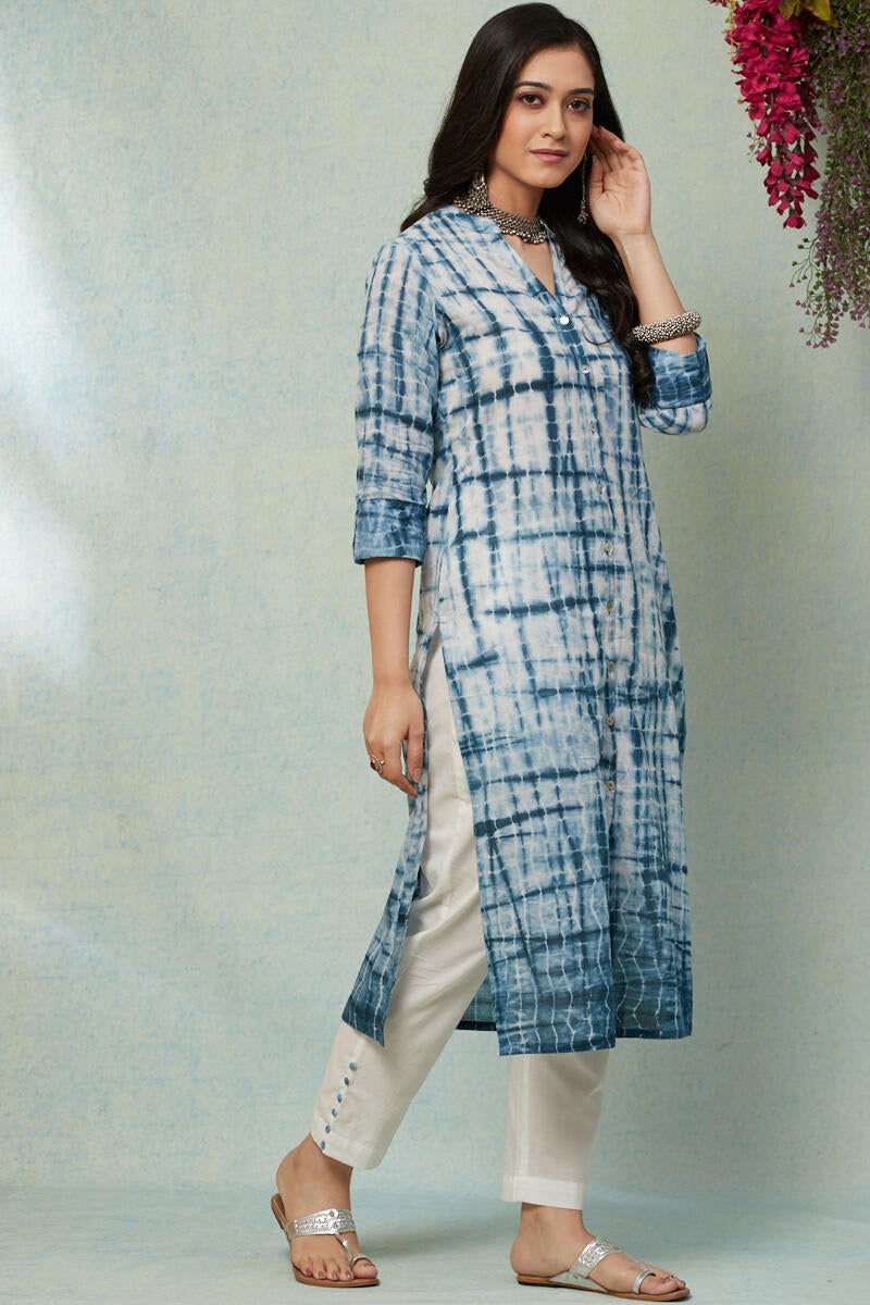 Leher Kiara Shibori Kurta