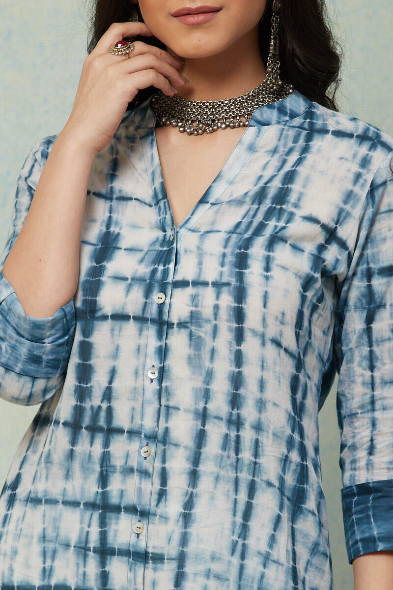 Leher Kiara Shibori Kurta