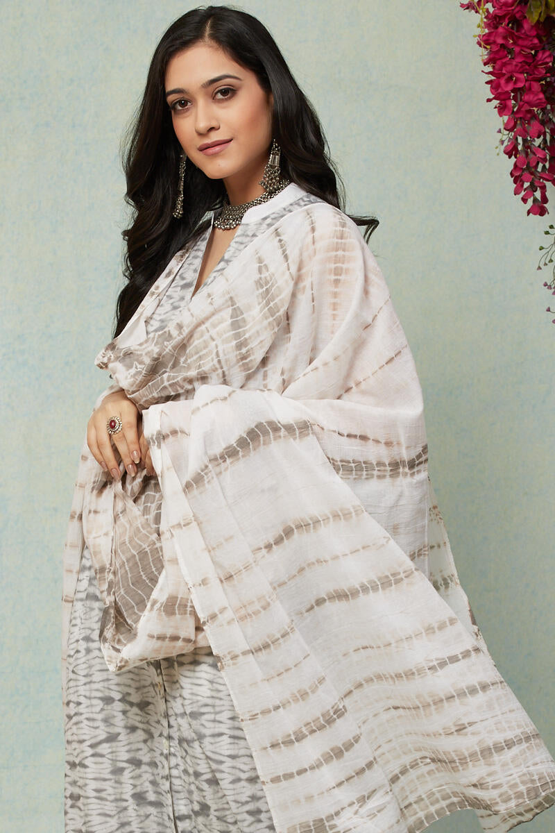 Leher Mahira Shibori Dupatta
