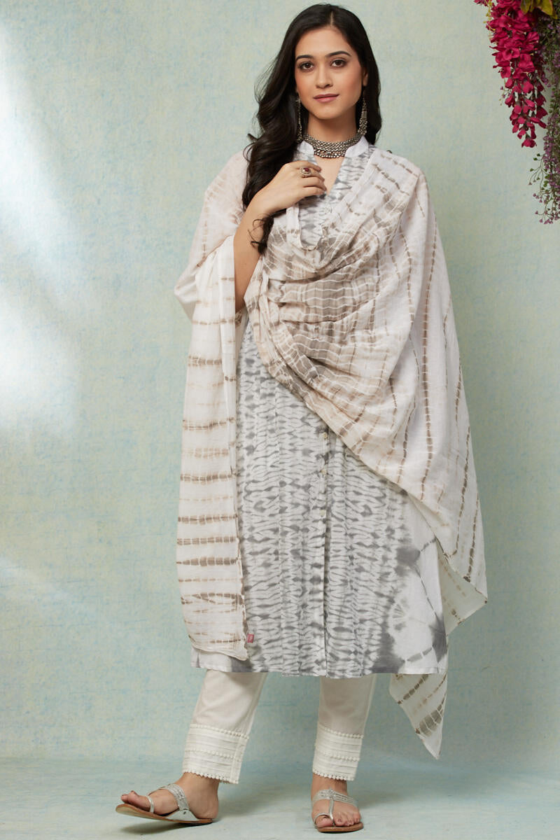 Leher Mahira Shibori Kurta