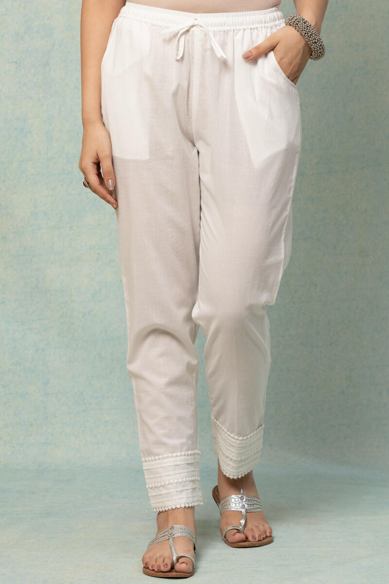 Leher Zohra Cigarette Pants