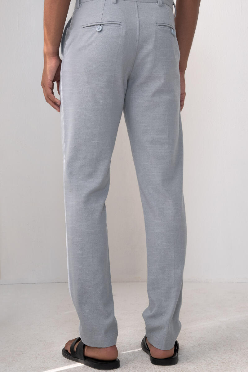 Zaid Zafar Light Blue Handloom Pants