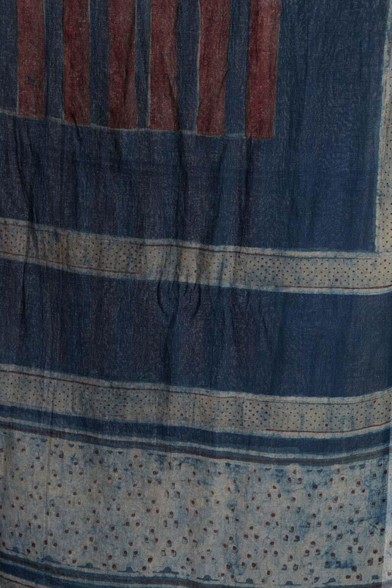 Indigo red dupatta