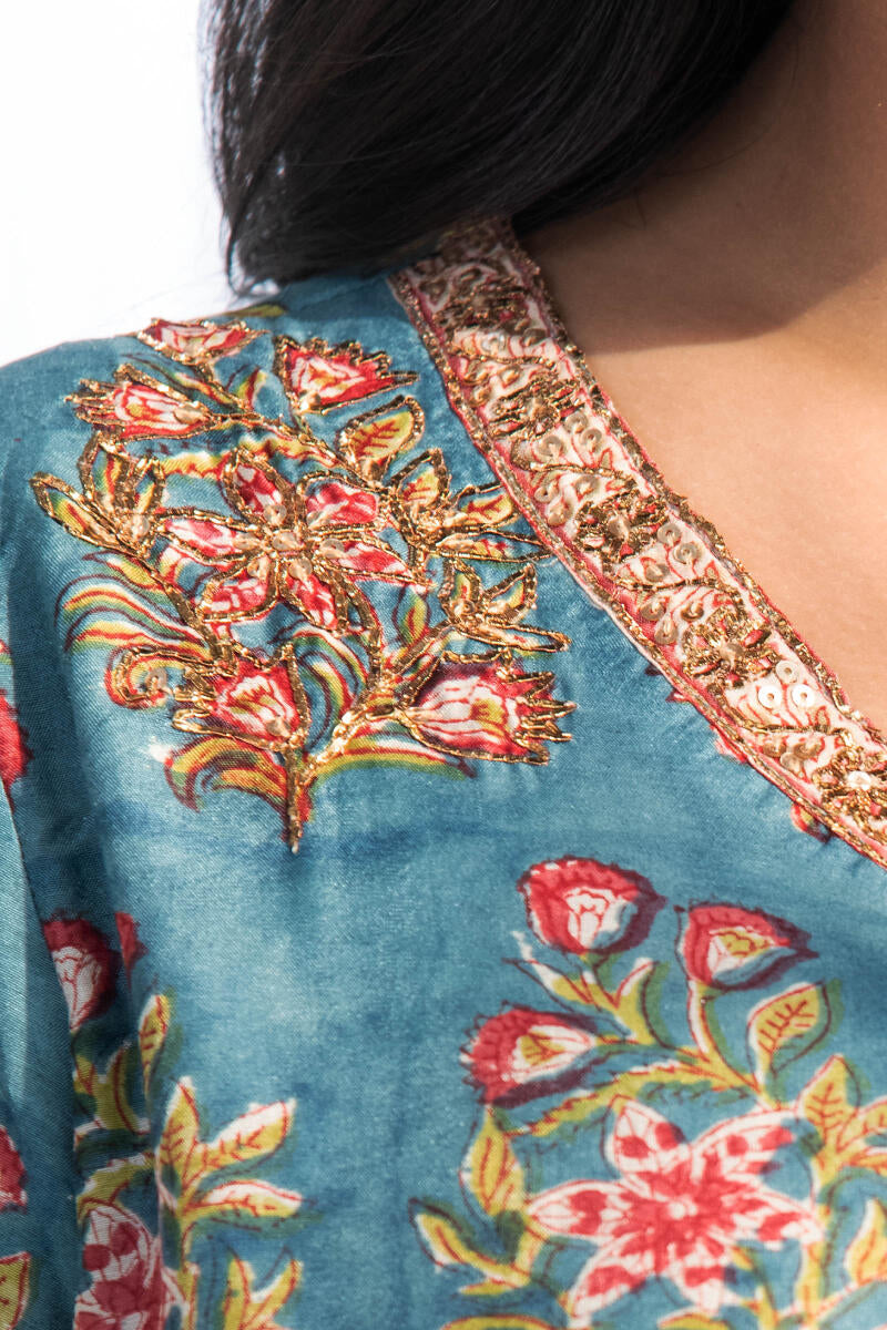 Nasrine Farnaz Sanganeri Modal Kurta