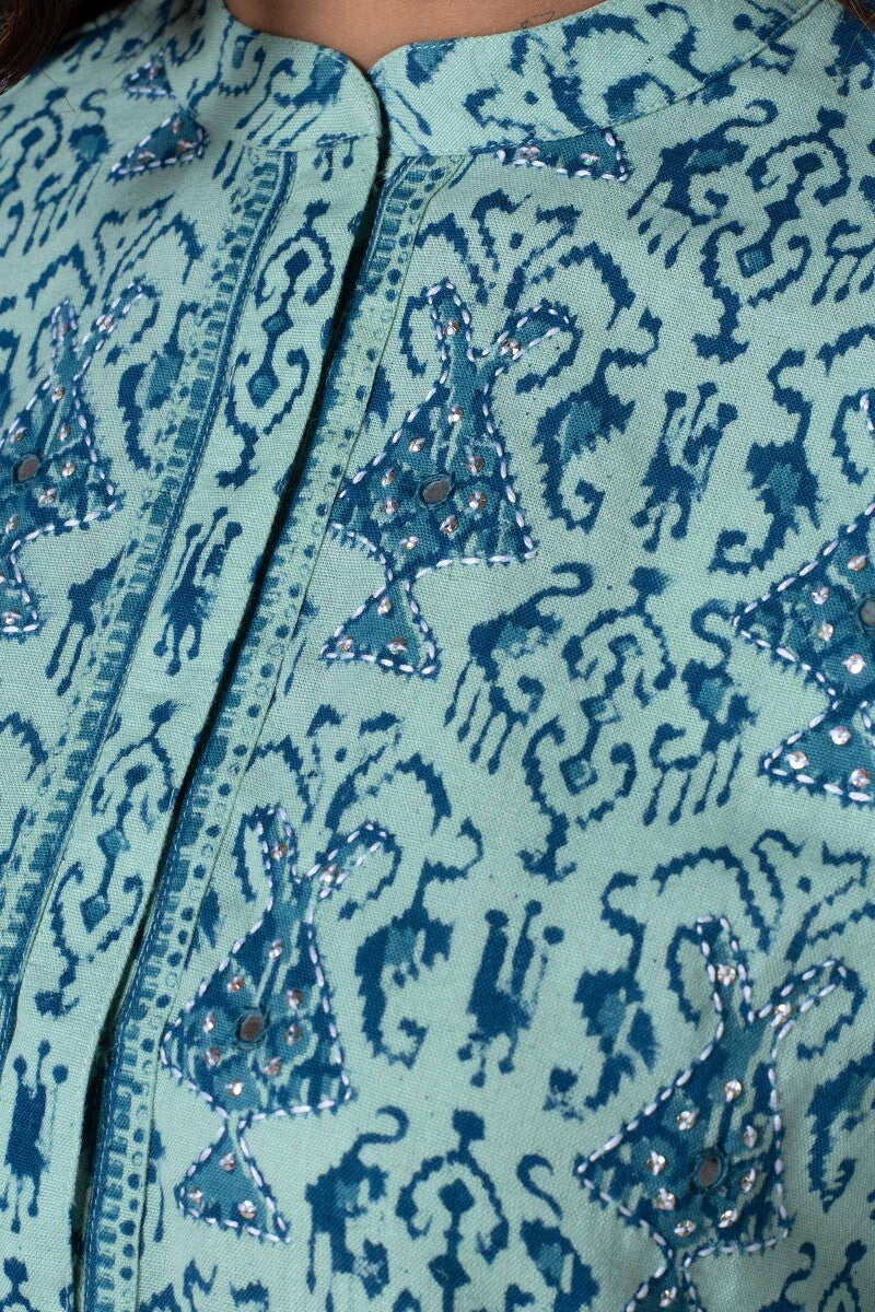 Naadirah Afsana Sanganeri Flex Kurta
