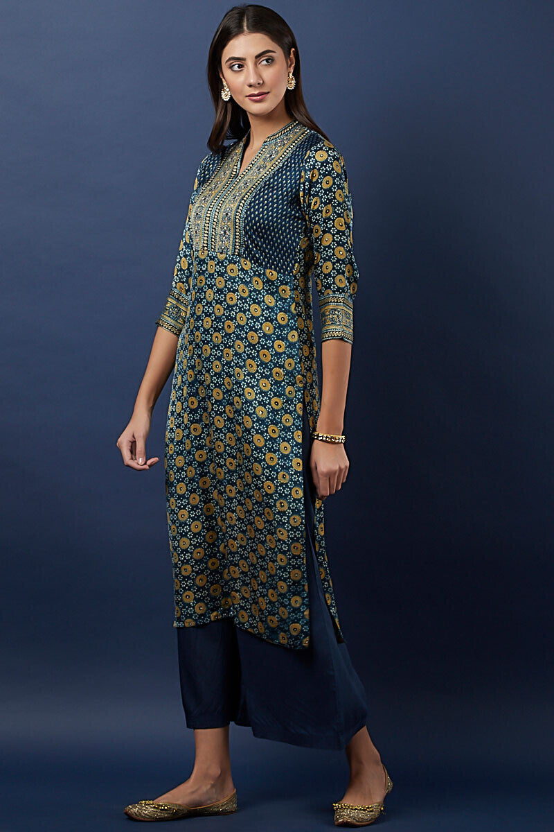 Ajrak Silk