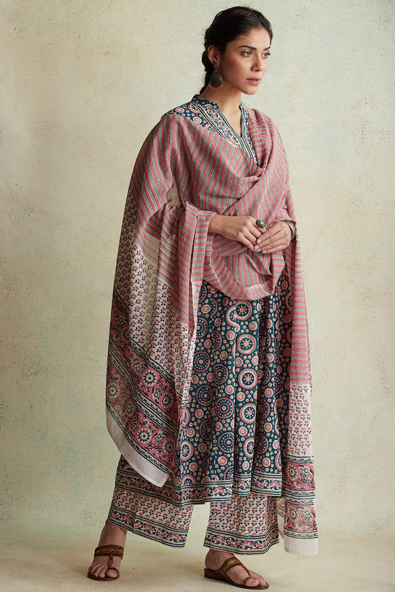 Nausheen Mahin Block Printed Kurta