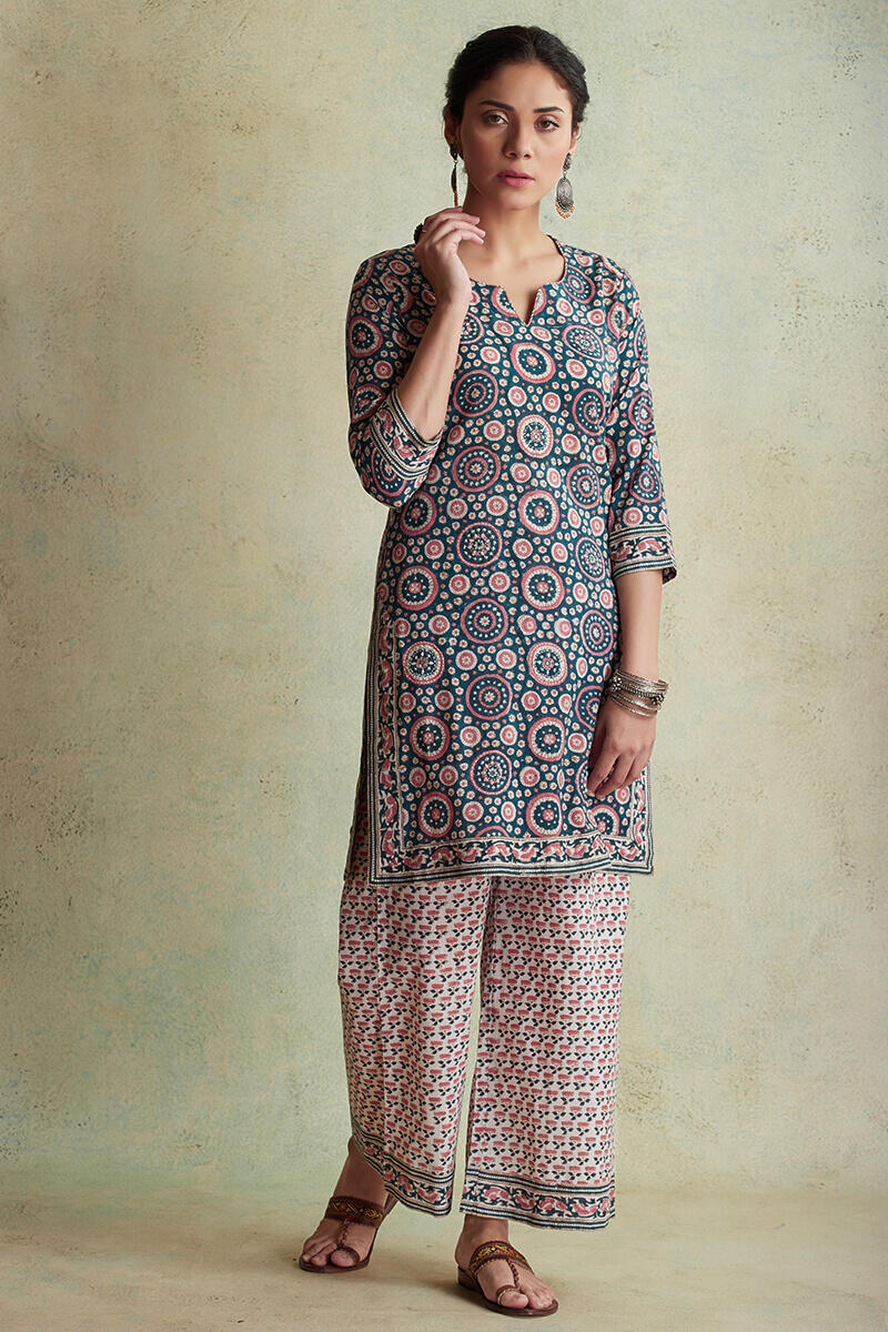 Nausheen Mahin Block Printed Short Kurta