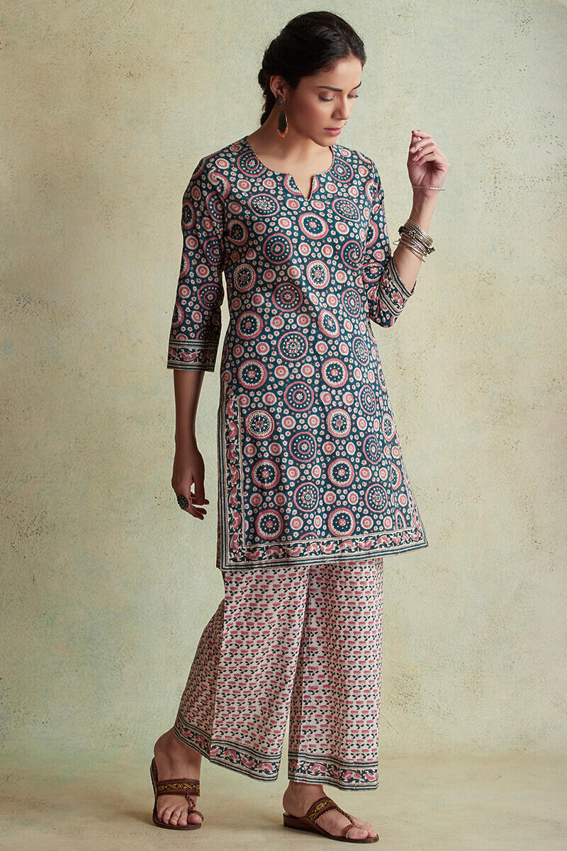 Nausheen Mahin Block Printed Short Kurta