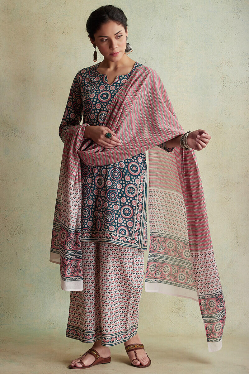 Nausheen Mahin Block Printed Short Kurta