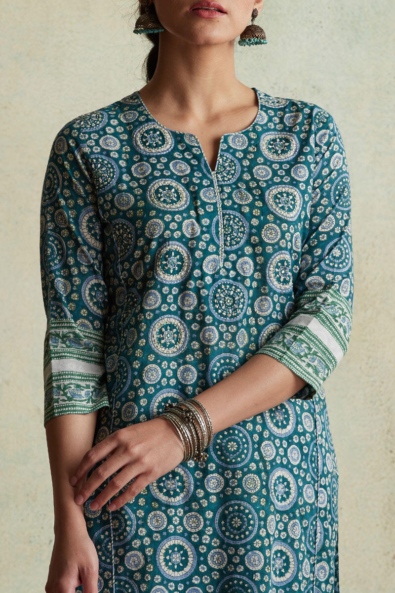 Nausheen Ruhani Block Printed Kurta