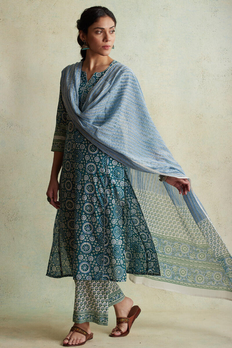 Nausheen Ruhani Block Printed Kurta