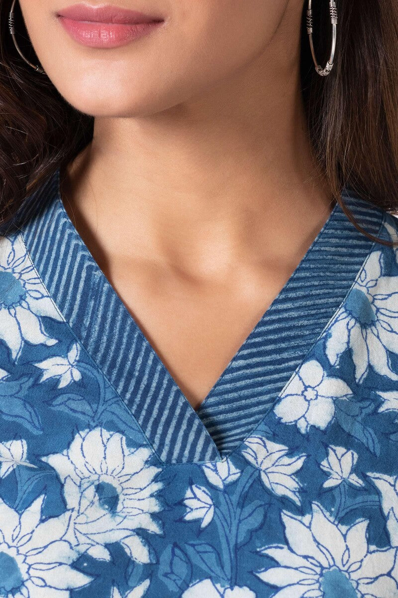 Noor Nazrina Indigo Kurta