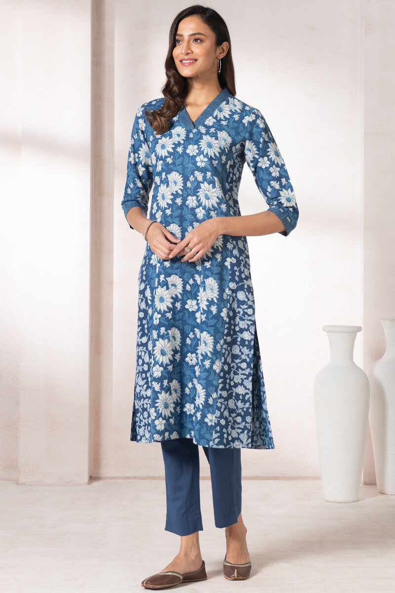 Noor Nazrina Indigo Kurta