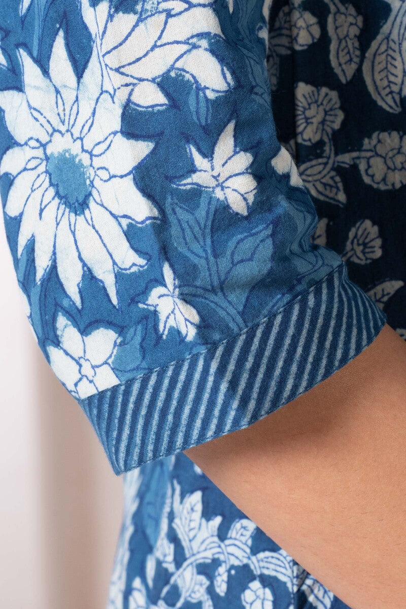 Noor Nazrina Indigo Kurta