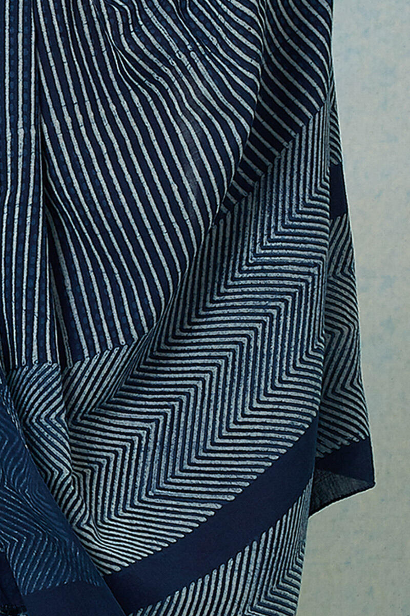 Nurtaj Nuzakat Indigo Dupatta