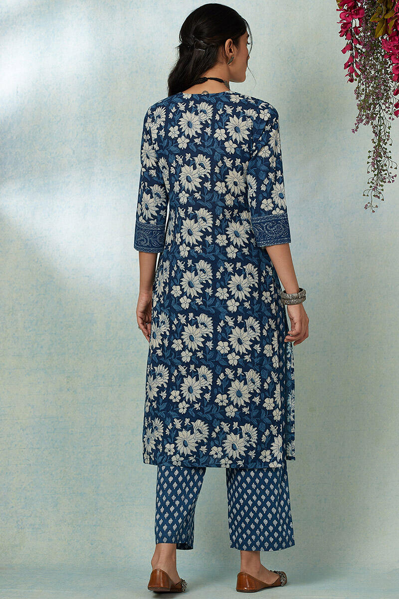 Nurtaj Rehmat Indigo Kurta