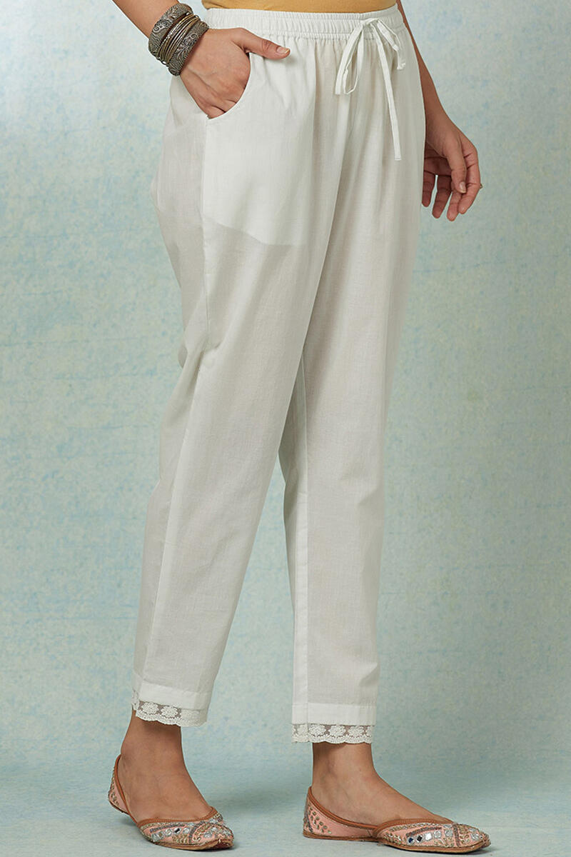 Nusrat Jahan Zareena Lace Narrow Pants