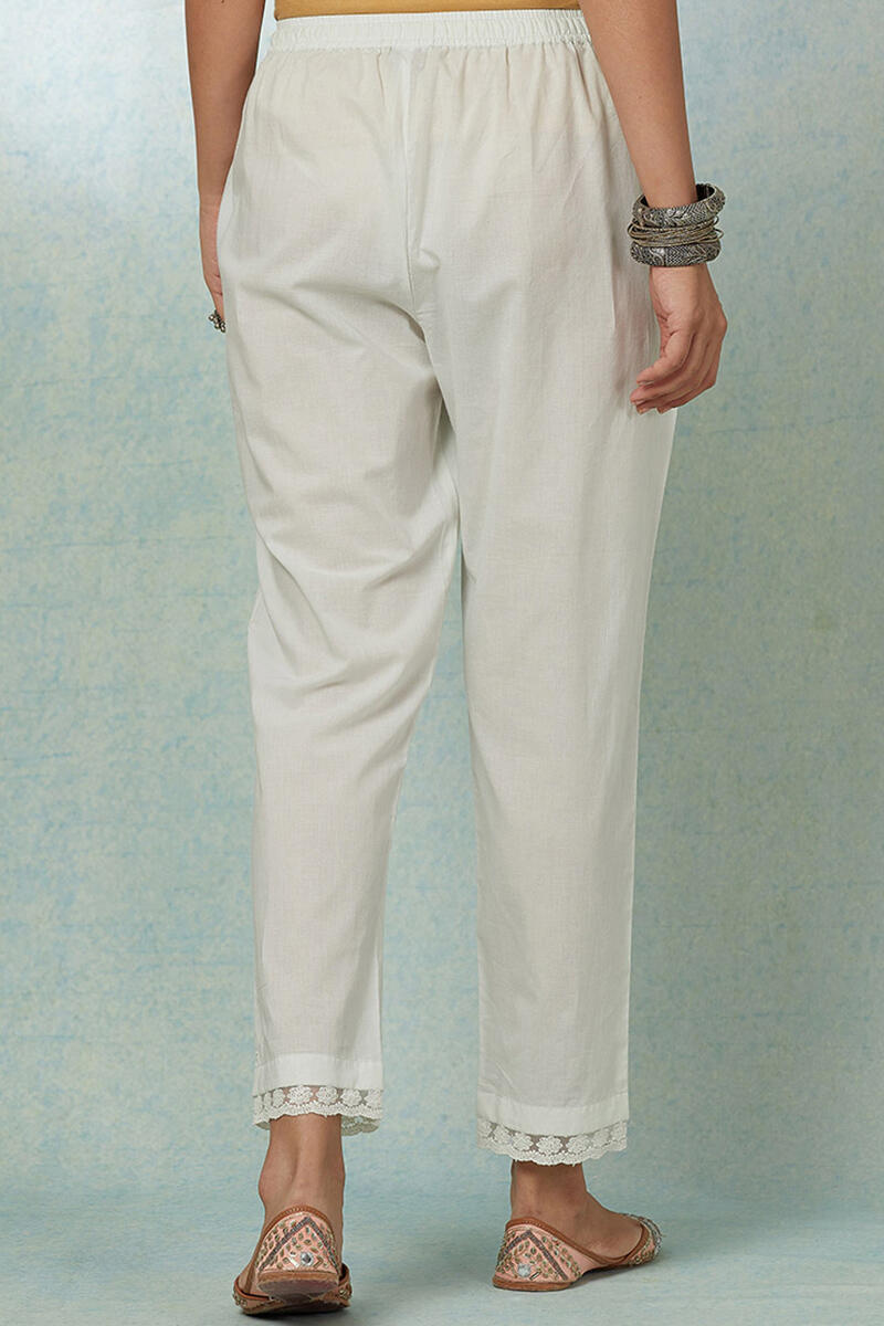 Nusrat Jahan Zareena Lace Narrow Pants