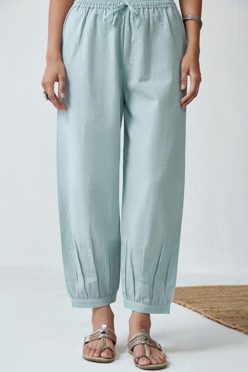 Roza Sky Blue Flex Cotton Izhaar Pants