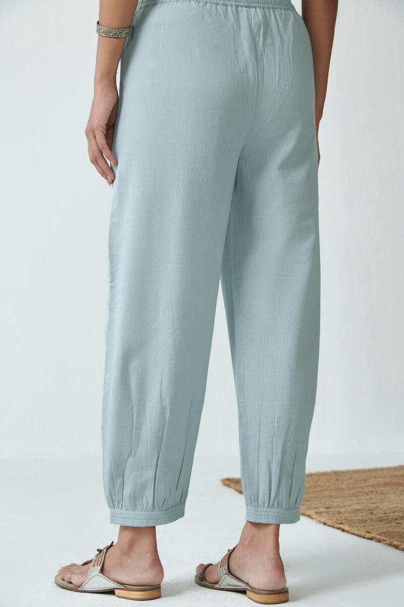 Roza Sky Blue Flex Cotton Izhaar Pants