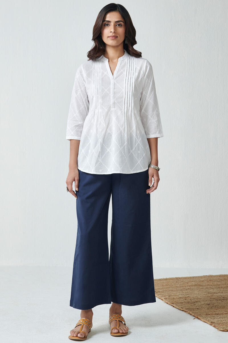Roza Blue Flex Cotton Farsi