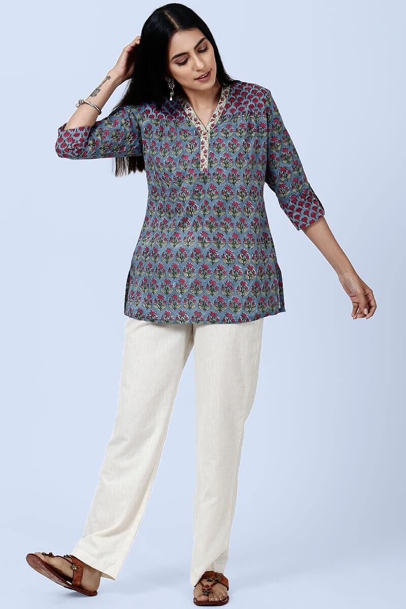 Red buti top