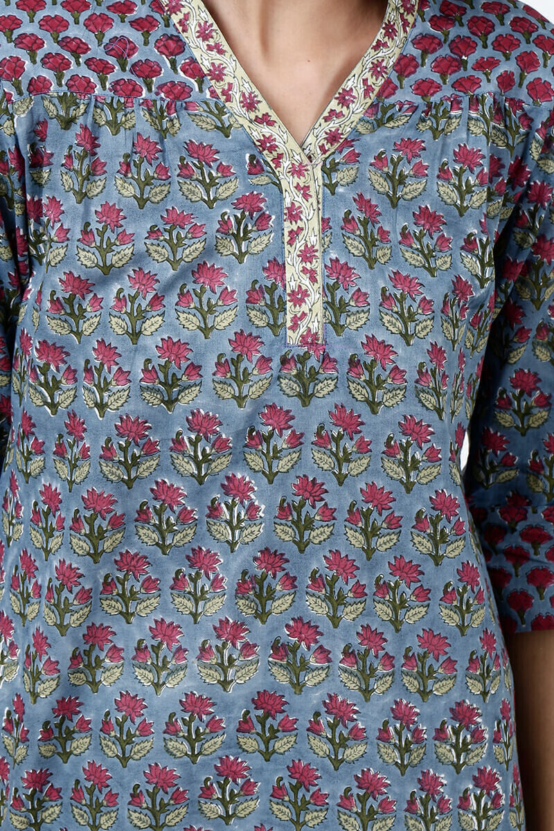 Red buti top
