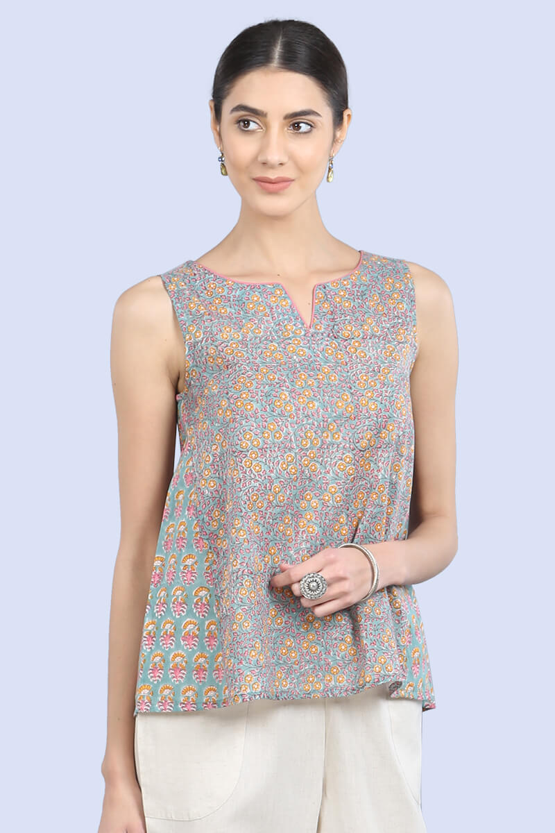 Green sleeveless