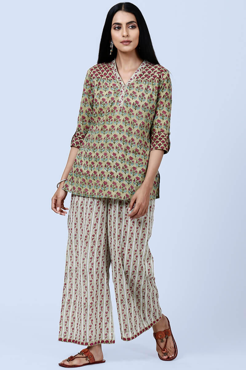 Red buti top
