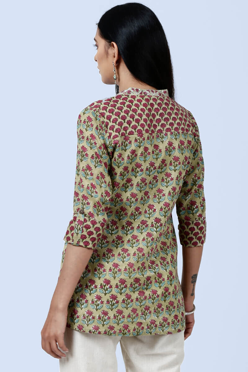 Red buti top