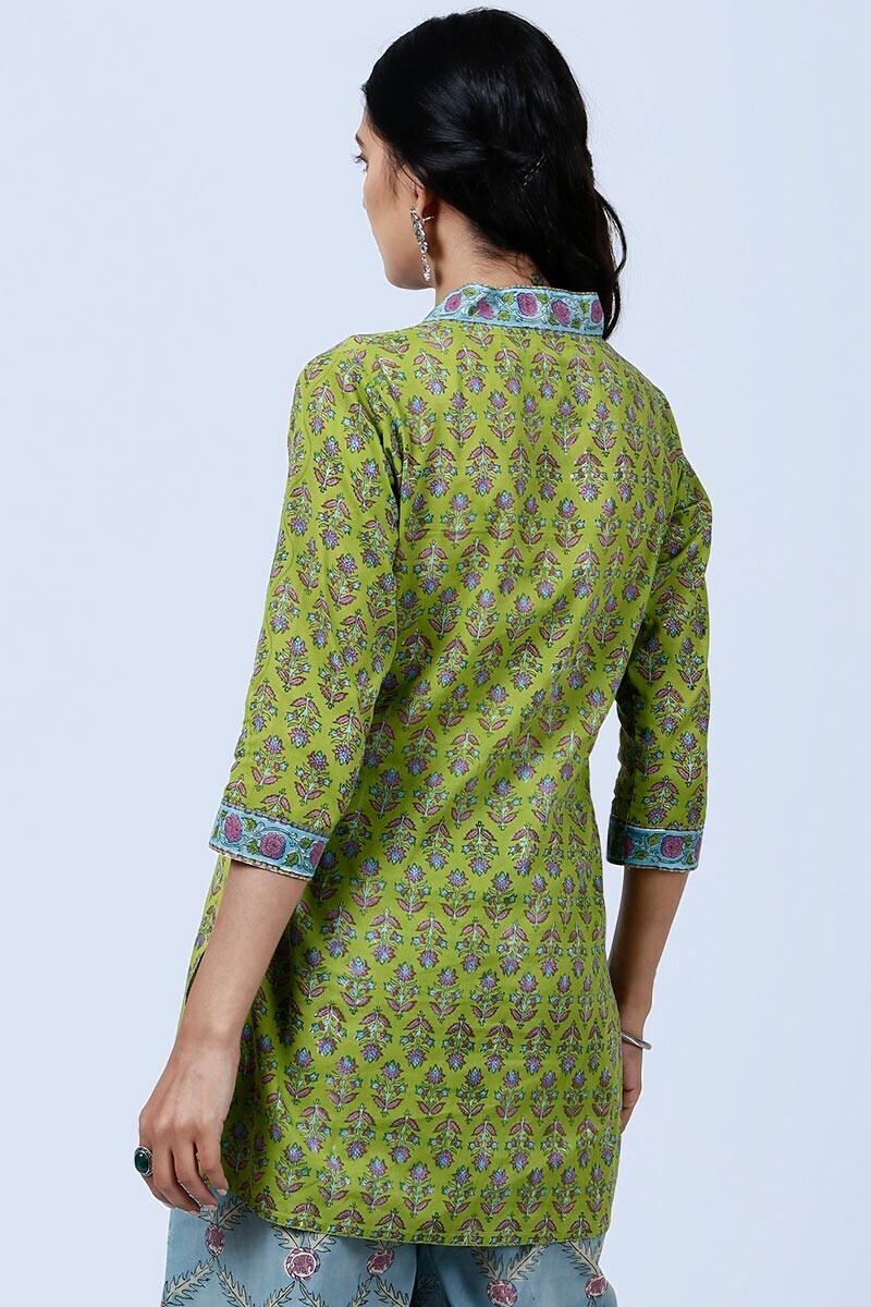 Green mughal kurti