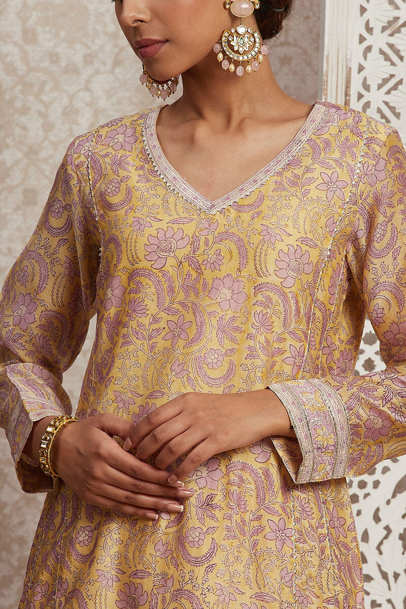 Parinaz Gulnar Chanderi Kurta