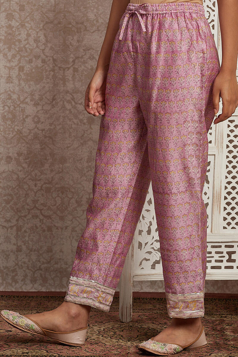 Parinaz Gulnar Chanderi Pants